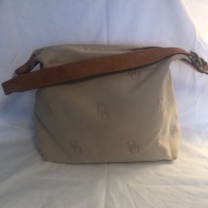 Dooney and Bourke canvas fabric shoulder bag